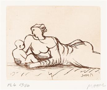 HENRY MOORE Mother and Child.